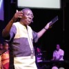 Pastor Peter Kasisrivu of Gaba Community Church preaching.